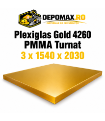 Plexiglas Gold 4260 PMMA turnat 3 x 1540 x 2030 mm